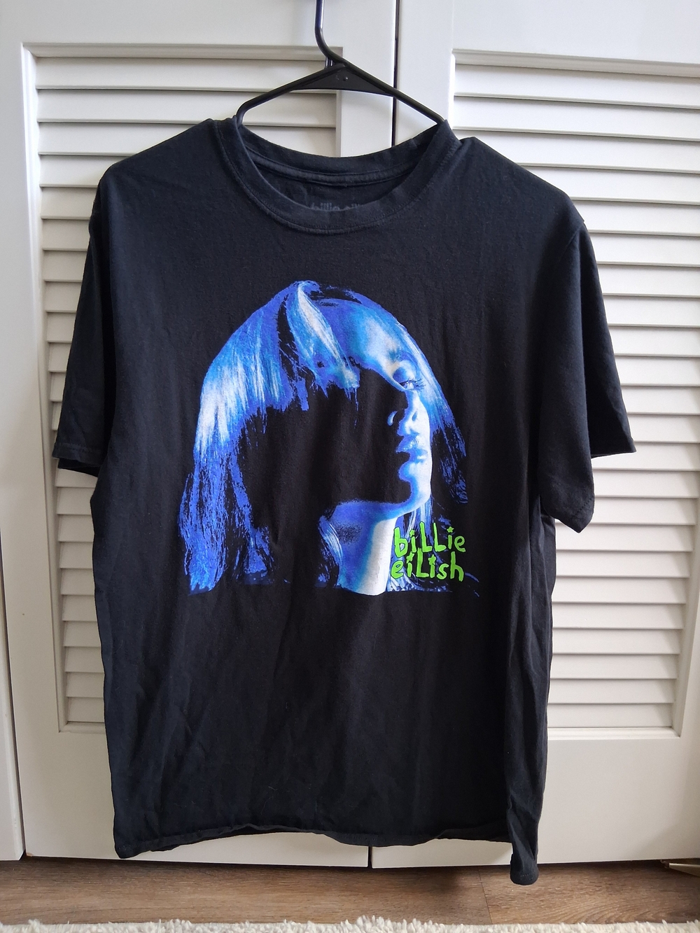 Billie Eilish Black And Blue Graphic T-shirt